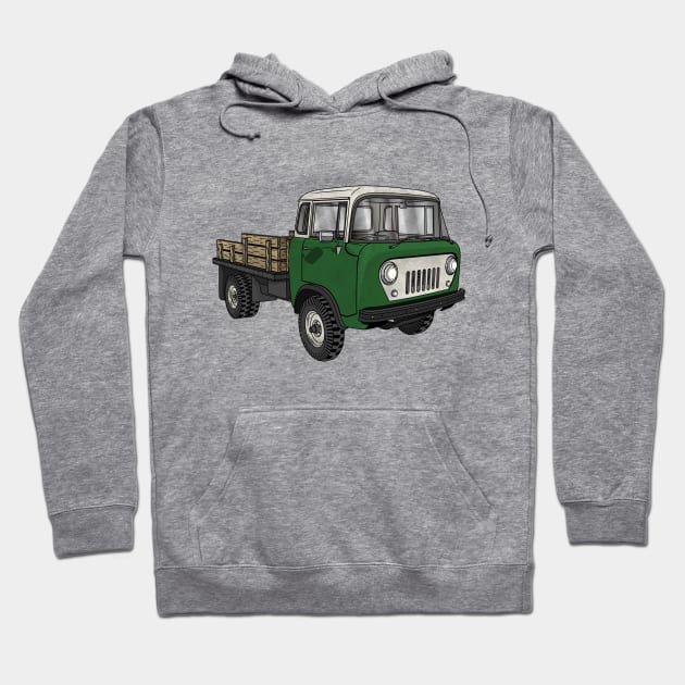 Jeep Forward Control FC-170 Hoodie by Guyvit